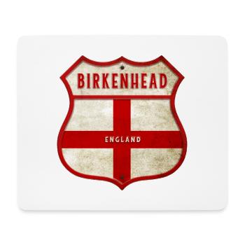 Birkenhead England Coat of Arms - Mouse Pad (horizontal) - white - Front