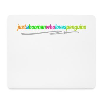 Antarktis Pinguin Statement Vogel Tier Seevogel - Mousepad (Querformat) - Weiß - Vorne