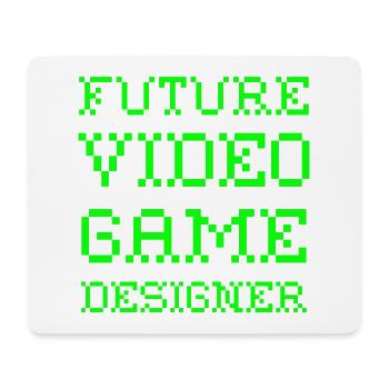 Future Video Game Designer Informatiker Computer - Mousepad (Querformat) - Weiß - Vorne