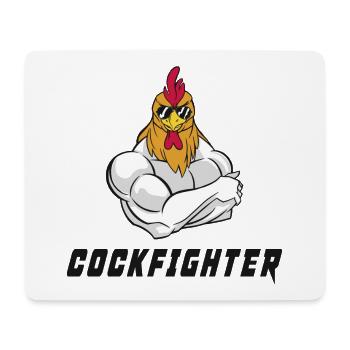 Conception du cockfighter - Tapis de souris (format paysage) - blanc - Devant