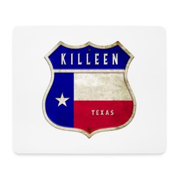 Killeen Texas Wappen Flaggen Design - Mousepad (Querformat) - Weiß - Vorne