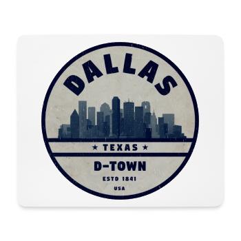 Dallas, Texas - Mouse Pad (horizontal) - white - Front