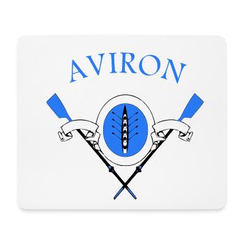 Aviron - Tapis de souris (format paysage) - blanc - Devant