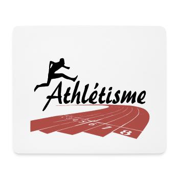 Athlétisme - Tapis de souris (format paysage) - blanc - Devant