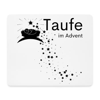 Taufe im Advent Segen der Geburt Christi Stern - Mousepad (Querformat) - Weiß - Vorne