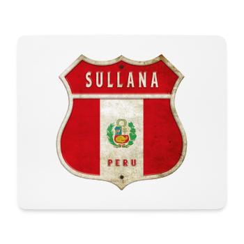 Sullana Peru coat of arms flag design - Mouse Pad (horizontal) - white - Front