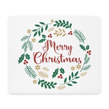 Frohe Weihnachten T-Shirt Frohe Weihnachten Feliz Navidad - Mousepad (Querformat) - Weiß - Vorne