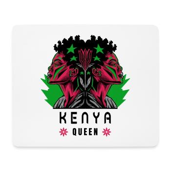 Reine du Kenya - Tapis de souris (format paysage) - blanc - Devant