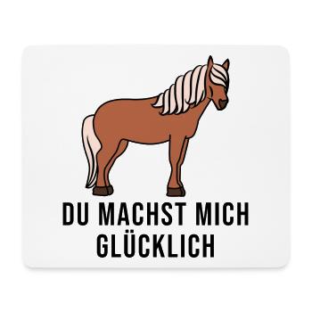 Horse Fan Horses Icelandic Horses Riding Statement - Mouse Pad (horizontal) - white - Front