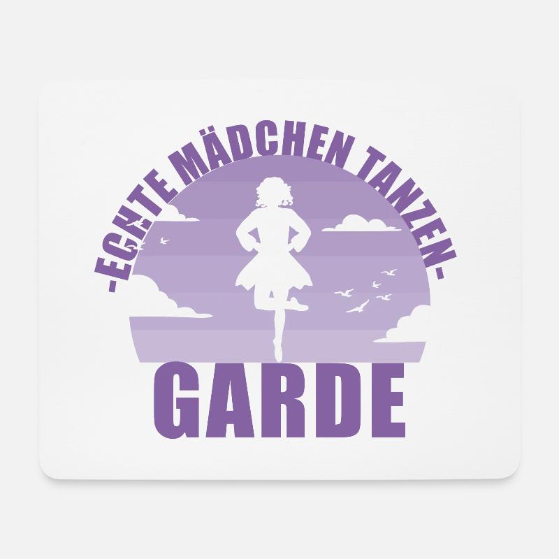 Garde Fasching Karneval Tanzen Geschenk - Mousepad (Querformat) - Weiß