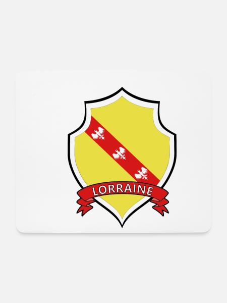 Lorraine - Tapis de souris (format paysage) - blanc