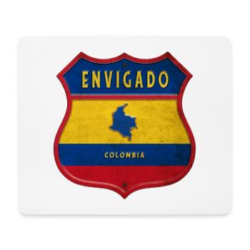 Design des armoiries d'Envigado Colombia - Tapis de souris (format paysage) - blanc - Devant