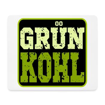 GRÜNKOHL - WINTERGEMÜSE - KOHLGERICHTE - KOHL - Mousepad (Querformat) - Weiß - Vorne