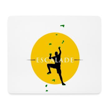 Escalade - Tapis de souris (format paysage) - blanc - Devant