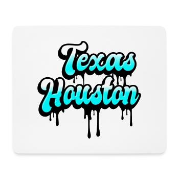 Texas Houston Design - Mousepad (Querformat) - Weiß - Vorne