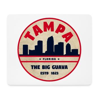 Tampa Big Guava Skyline Vintage - Mousepad (Querformat) - Weiß - Vorne