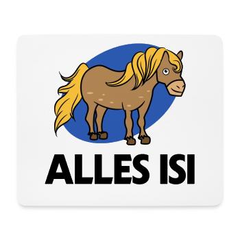 Cool Statement Islandpferde Islandponys Pony - Mousepad (Querformat) - Weiß - Vorne