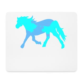 Cool Pferde Pferdenarr Islandpferde Pferdeliebe - Mousepad (Querformat) - Weiß - Vorne