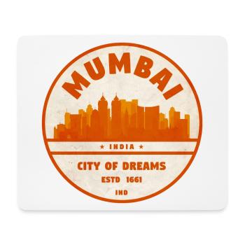 Mumbai City of Dreams Emblem - Mousepad (Querformat) - Weiß - Vorne