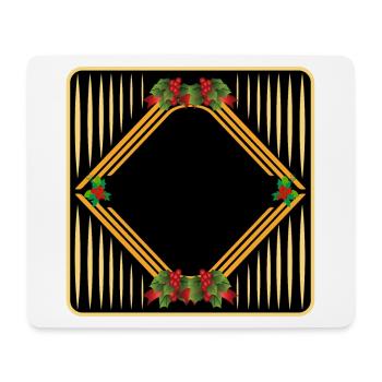 Weihnachten SELBST GESTALTEN - Mousepad (Querformat) - Weiß - Vorne