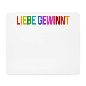 Lgbt Lesbisch Statement Regenbogen Homosexuell - Mousepad (Querformat) - Weiß - Vorne
