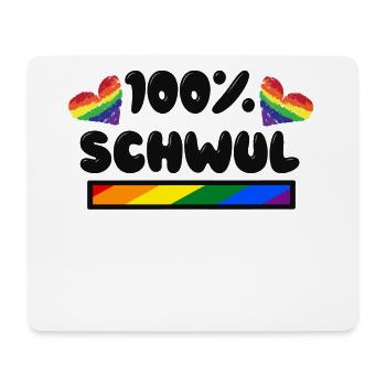 Herz Lgbt Schwul Statement Rechte Homosexueller - Mousepad (Querformat) - Weiß - Vorne