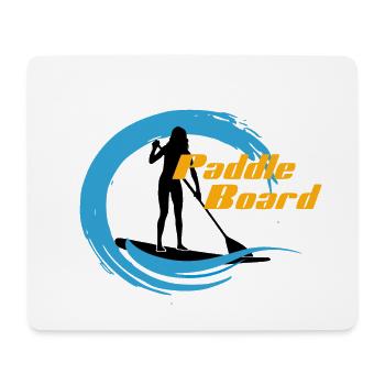 Paddel - Mousepad (Querformat) - Weiß - Vorne