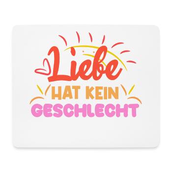 Gleichgeschlechtliche Ehe Liebe Lgbt Statement - Mousepad (Querformat) - Weiß - Vorne