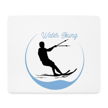Water skiing - Mouse Pad (horizontal) - white - Front