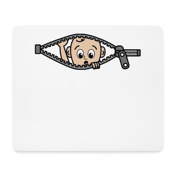Bébé Mère Enceinte Ventre de bébé Famille née - Tapis de souris (format paysage) - blanc - Devant
