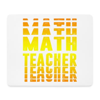 Mathelehrer Design - Mousepad (Querformat) - Weiß - Vorne