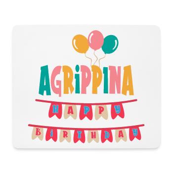 Agrippina t-shirt joyeux anniversaire joyeux anniversaire - Tapis de souris (format paysage) - blanc - Devant