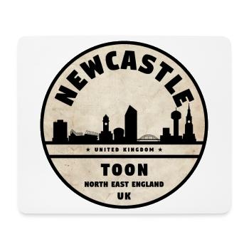 Newcastle Skyline Seal UK Toon - Mouse Pad (horizontal) - white - Front