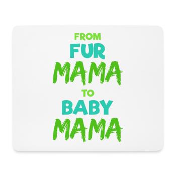 Mama Schwanger Babyfüße Baby Statement Familie - Mousepad (Querformat) - Weiß - Vorne