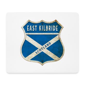 East Kilbride Scotland coat of arms flag design - Mouse Pad (horizontal) - white - Front