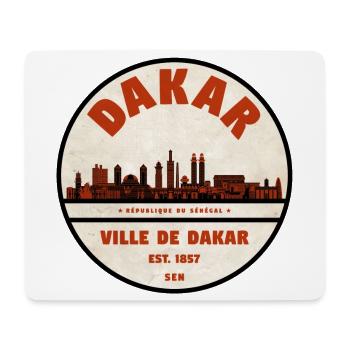 Dakar Senegal - Mouse Pad (horizontal) - white - Front