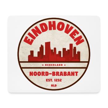 Eindhoven Skyline Badge NL - Mousepad (Querformat) - Weiß - Vorne