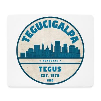 Tegucigalpa Skyline Emblem Honduras - Mousepad (Querformat) - Weiß - Vorne