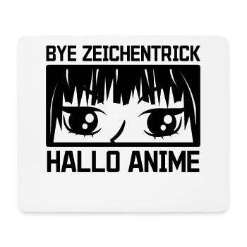 Zeichentrick Anime Statement Manga Comic Kanji - Mousepad (Querformat) - Weiß - Vorne