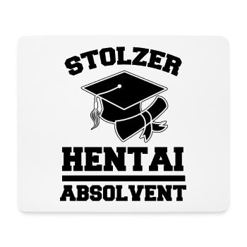 Nerdy Manga Anime Japan Kanji Japanese Statement - Mouse Pad (horizontal) - white - Front