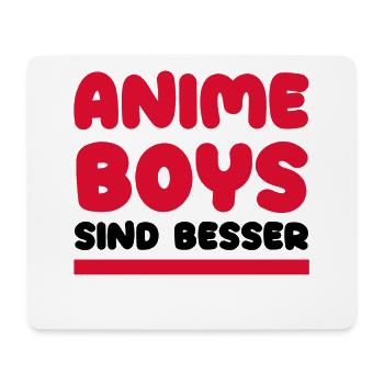 Anime Comic Statement Manga Popkultur Asiatisch - Mousepad (Querformat) - Weiß - Vorne
