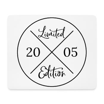 Limited Edition 2005 - 21st Birthday Gift - Mouse Pad (horizontal) - white - Front