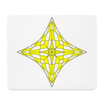 Star in Astroid - Mouse Pad (horizontal) - white - Front