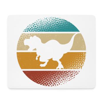 T-Rex - Tapis de souris (format paysage) - blanc - Devant