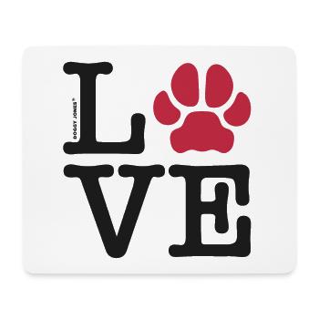LOVE - Mouse Pad (horizontal) - white - Front