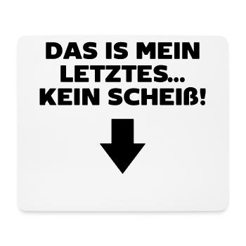 Schwanger Statement Schwangerschaft Babybauch - Mousepad (Querformat) - Weiß - Vorne