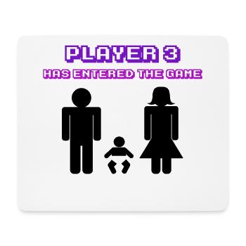Pregnant Parents Birth Statement Family Happiness - Mouse Pad (horizontal) - white - Front