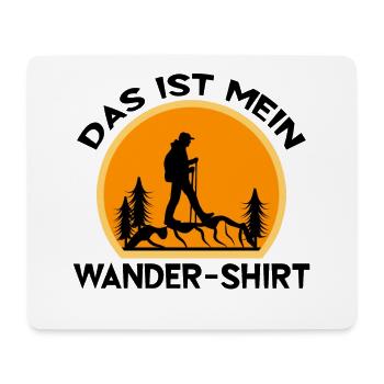 Wandern Wanderer Statement Berggipfel Wanderung - Mousepad (Querformat) - Weiß - Vorne