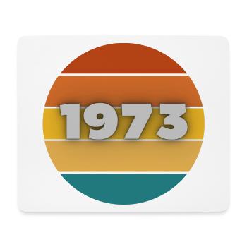 1973, année de naissance, 50 ans - Tapis de souris (format paysage) - blanc - Devant