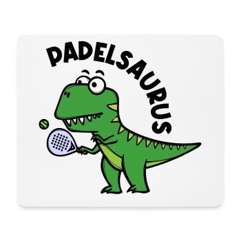 Dinosaurier Padel Spieler Schläger Ball Spruch - Mousepad (Querformat) - Weiß - Vorne